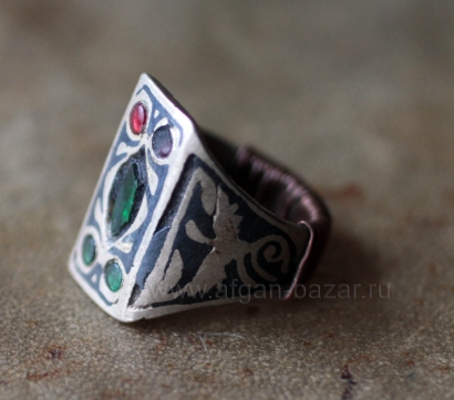 Афганское племенное кольцо (Kuchi Tribal Ring). Афганистан или Пакистан, народно