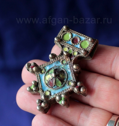 Марокканская подвеска-амулет "Богдад" (Boghdad) с горячей эмалью. Авторская горячая эмаль - Александр Емельянов Марокканская подвеска-амулет "Богдад" (Boghdad) с горячей эмалью