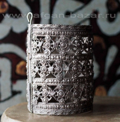 Старый кашмирский браслет с филигранью. Кашмир, середина-вторая половина 20-го в