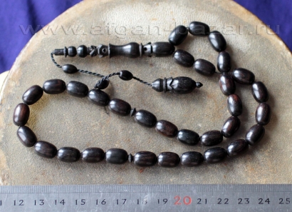 Четки из черного дерева ручной работы Четки из черного дерева ручной работы