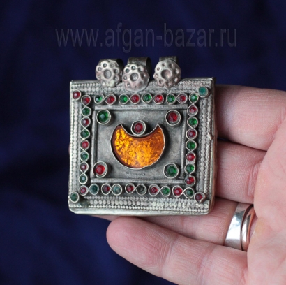Подвеска-амулет Тавиз. Афганистан или Пакистан, племена Кучи, 20 в.