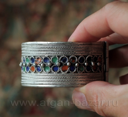 Марокканский браслет с перегородчатой эмалью