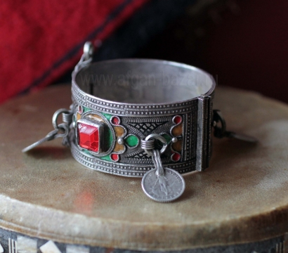 Марокканский браслет с горячей перегородчатой эмалью