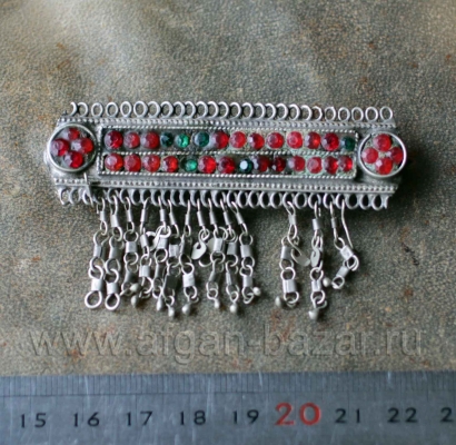 Заколка для волос - племенные украшения Кучи (Tribal Kuchi Jewelry) Пакистан, 20