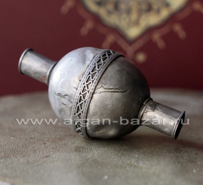 Старая туркменская бусина ручной работы - Old Turkmen Tribal Jewelry Bead