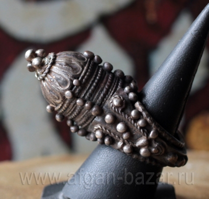 Старый бедуинский перстень "Tower ring" - Unique Yemen Tribal Ring  - Bedouin Je