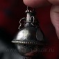 Подвеска-бусина, сделанная из деталей старых афганских украшений
