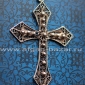 Старинная балканская филигранная подвеска - нательный крест