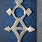 Массивный туарегский амулет Tahoua cross. Марокко, современная работа