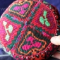 Традиционная афганская хазарейская тюбетейка "Кулох". Афганистан, народность Хазара, современная работа Традиционная афганская хазарейская тюбетейка "Кулох". Афганистан, народность Ха