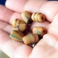 Винтажные африканские стеклянные бусины Кробо - African Ghana Krobo Beads. Лот и