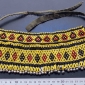 Колье из бисера с металлическими бубенчиками (Kuchi Tribal Beadwork). Афганистан