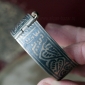Афганский браслет с чернью и  растительным орнаментом. Афганистан, вторая полови