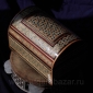 Деревянная шкатулка с инкрустацией "Хатам". Иран, Исфахан, современная работа