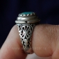 Иранский мужской перстень с бирюзой. Иран, современная работа