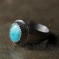 Иранский мужской перстень с бирюзой. Иран, современная работа Иранский мужской перстень с бирюзой. Иран, современная работа