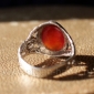 Винтажный иранский мужской перстень с йеменским сердоликом Aqeek Yamani. Иран, 20 в. Винтажный иранский мужской перстень с йеменским сердоликом Aqeek Yamani. Иран, 2