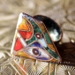 Александр Емельянов,  кольцо "Египет" Медь, горячая перегородчатая эмаль