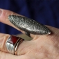 Традиционное мультанское кольцо с утраченной эмалью. Пакистан, Мультан, вторая п