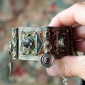 Винтажный марокканский браслет с холодной эмалью. Марокко, Анти-Атлас (Тизнит-Та