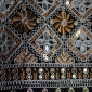 Афганская бархатная жилетка Маскат, расшитая люстром и зеркальцами-шиша. Афганис