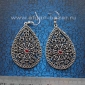 Турецкие серьги в восточном стиле -  Oriental Ottoman Style Silver plated Tribal