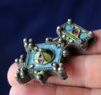 Марокканская подвеска-амулет "Богдад" (Boghdad) с горячей эмалью