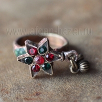 Перстень в кашмирском стиле, выполненный по образцу традиционных украшений Афганистана и северной Индии. Автор - Александр Емельянов Перстень в кашмирском стиле, выполненный по образцу традиционных украшений Афга