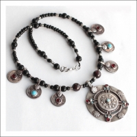 Авторские украшения. Колье ручной работы. Трайбл. Этно.