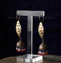 Винтажные кашмирские серьги. Северо-западный Пакистан (Кашмир), 20 в.