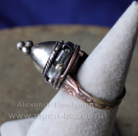 Перстень в бедуинском стиле. Выполнен по образцу традиционных бедуинских украшен