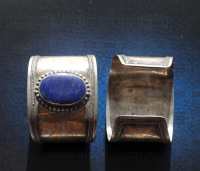 Афганский браслет в туркменском стиле с лазуритом