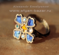 Перстень в византийском стиле по мотивам средневековых византийских украшений. А