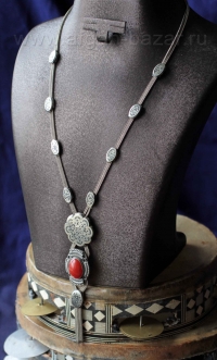 Винтажное турецкое колье с чернью. Турция, вторая половина 20 в.