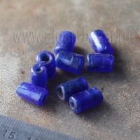 Бусины ручной работы из синего стекла. Турция, современная работа