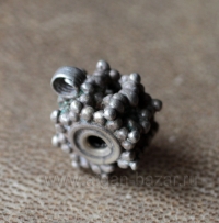 Старая бусина-коннектор ручной работы. Йемен или Аравия, бедуины племени Рашайда