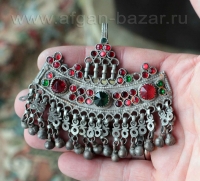 Заколка для волос. Восточный Афганистан или западный Пакистан (Хост-Хайбер), племена Кучи, 20 в. Заколка для волос. Северный Пакистан (Кашмир), племена Кучи, 20 в.