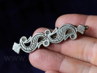 Заколка для волос с символическим изображением птиц. Афганистан, народность Хазара, 20 в. Заколка для волос с символическим изображением птиц. Афганистан, народность Хаза