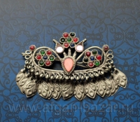 Заколка для волос с цветочным орнаментом - племенные украшения Кучи (Tribal Kuch