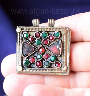 Подвеска-амулет Тавиз. Афганистан или Пакистан, племена Кучи, 20 в.