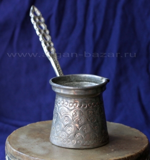 Винтажная турка для кофе (джезва). Турция, 20-21 вв.
