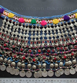 Нашейная повязка-чокер "Djodani" - племенные украшения Кучи (Tribal Kuchi Jewelry) Нашейная повязка-чокер "Djodani" - племенные украшения Кучи (Tribal Kuchi Jewelr