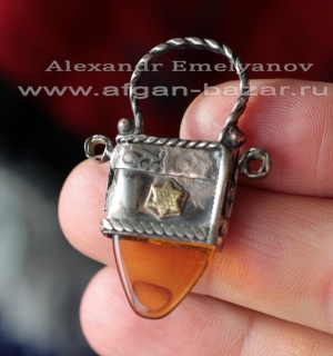 Кулон в виде туарегского амулета "Ин Галл". Автор - Емельянов Александр