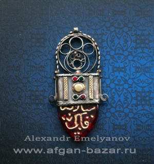 Кулон в виде туарегского амулета "Ин Галл". Автор - Емельянов Александр