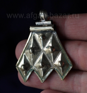 Туарегский амулет Хамса (Khamsa, Khomissar) Западная Сахара, Марокко или Маврита