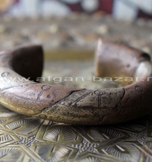 Старый африканский браслет.  Западная Сахара, Марокко, Мавритания, Мали или Ниге