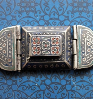 Старый пакистанский браслет на предплечье -  амулет "Бозубанд"