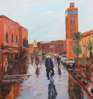 Александр Емельянов. Rainy Marrakesh (Марокко, дождливый день в Марракеше)