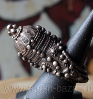 Старый бедуинский перстень "Tower ring" - Unique Yemen Tribal Ring  - Bedouin Je