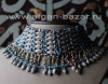 Афганская нашейная повязка-чокер - племенные украшения Кучи (Tribal Kuchi Jewelr